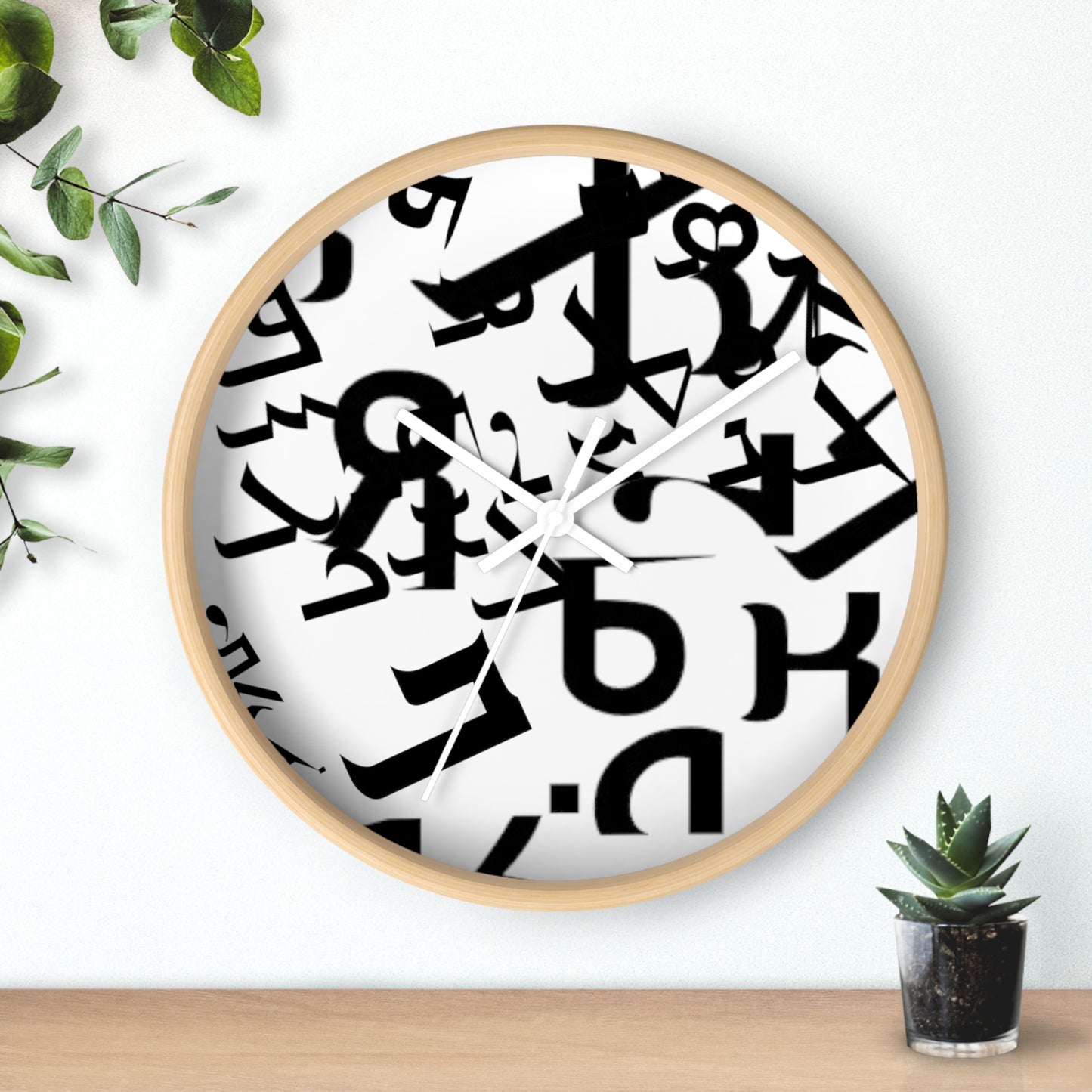 Wall Clock ( Alphabet Chaos)
