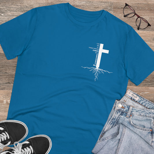 Organic Unisex T-shirt - ( All Things Through Christ)